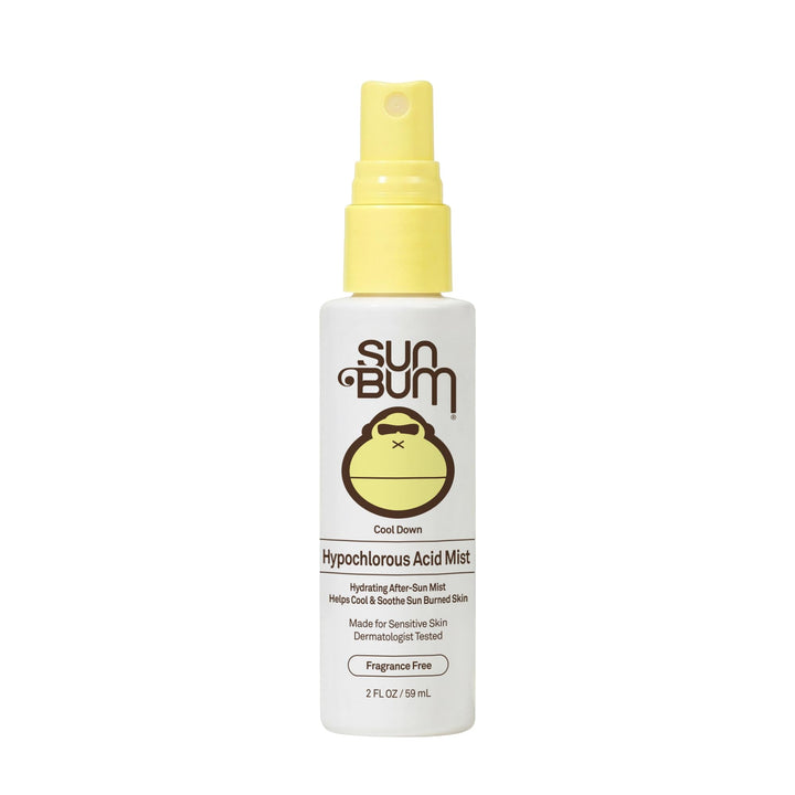 Sun Bum bottle front packaging showing branding and size, easy grab