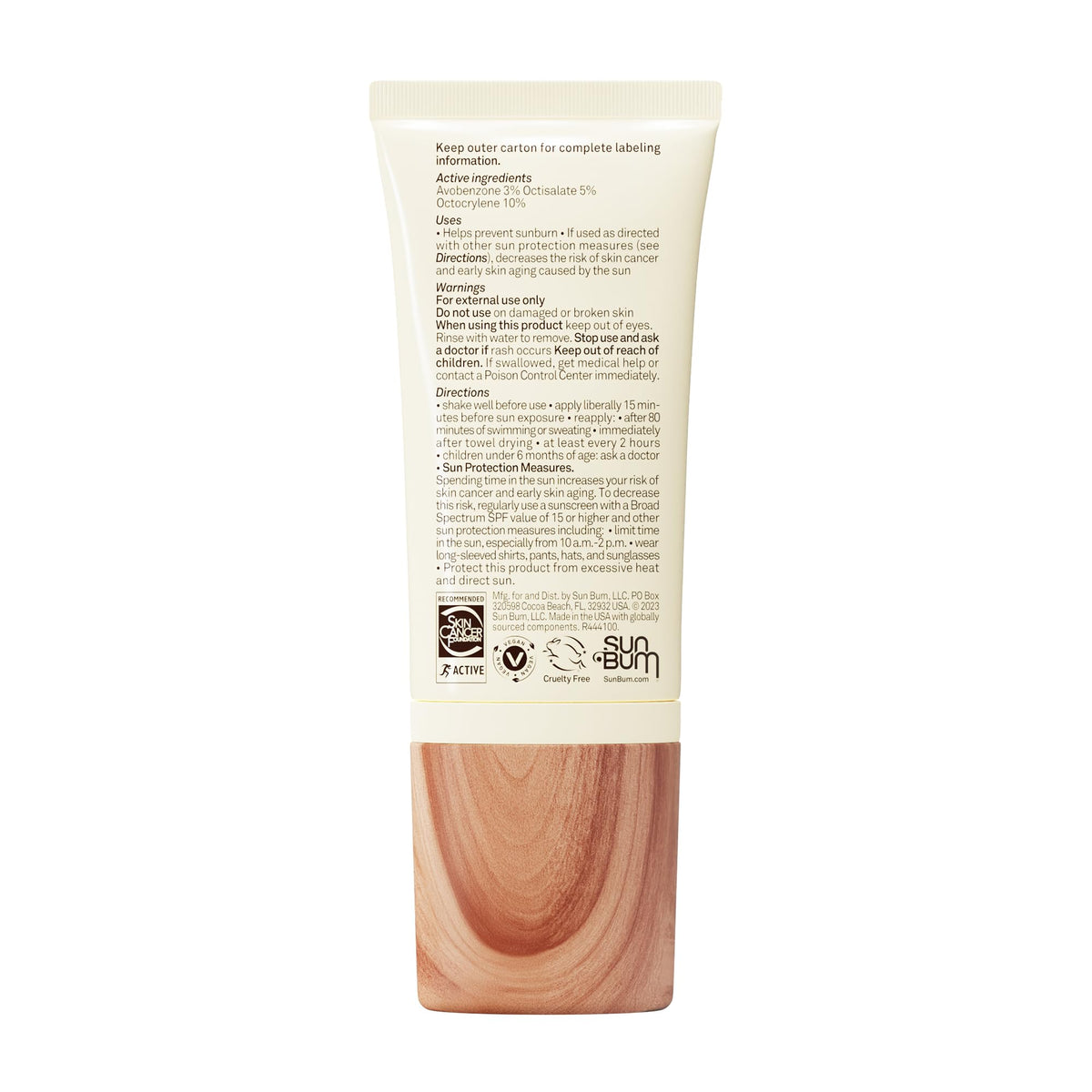 Sun Bum Kakadu plum ingredient visual representing vitamin C brightening and antioxidant benefit