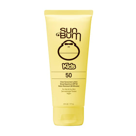 Sun Bum front bottle showing label and SPF 50 protection benefit