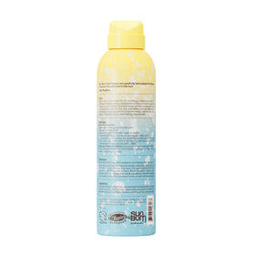 Sun Bum label ingredient list highlighting aloe and vitamin E