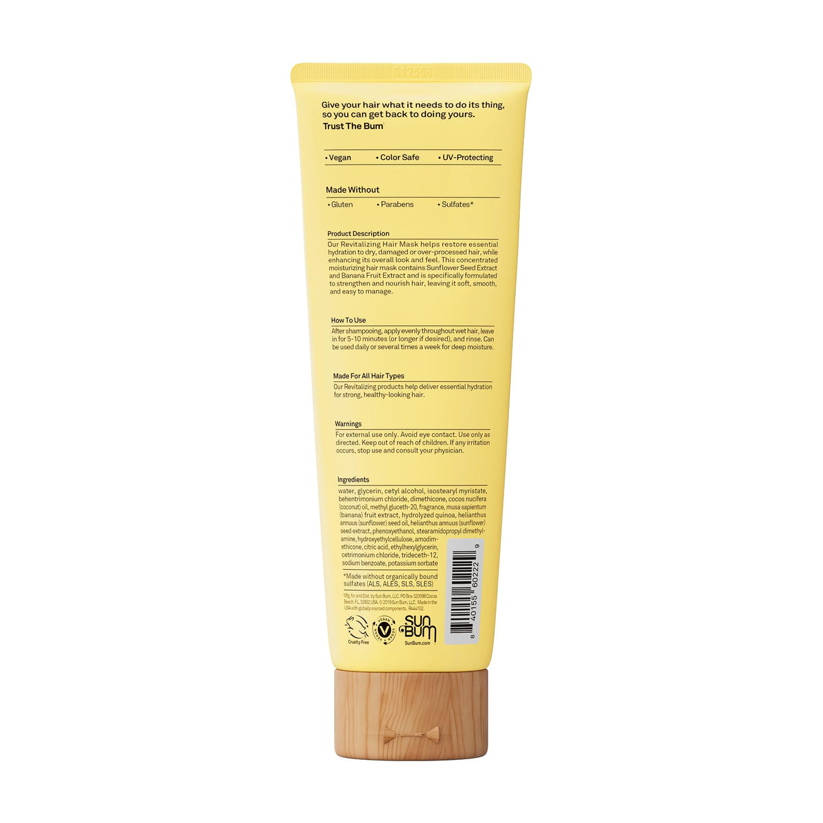 Sun Bum mask in beach bag lifestyle image showing post-sun restoration