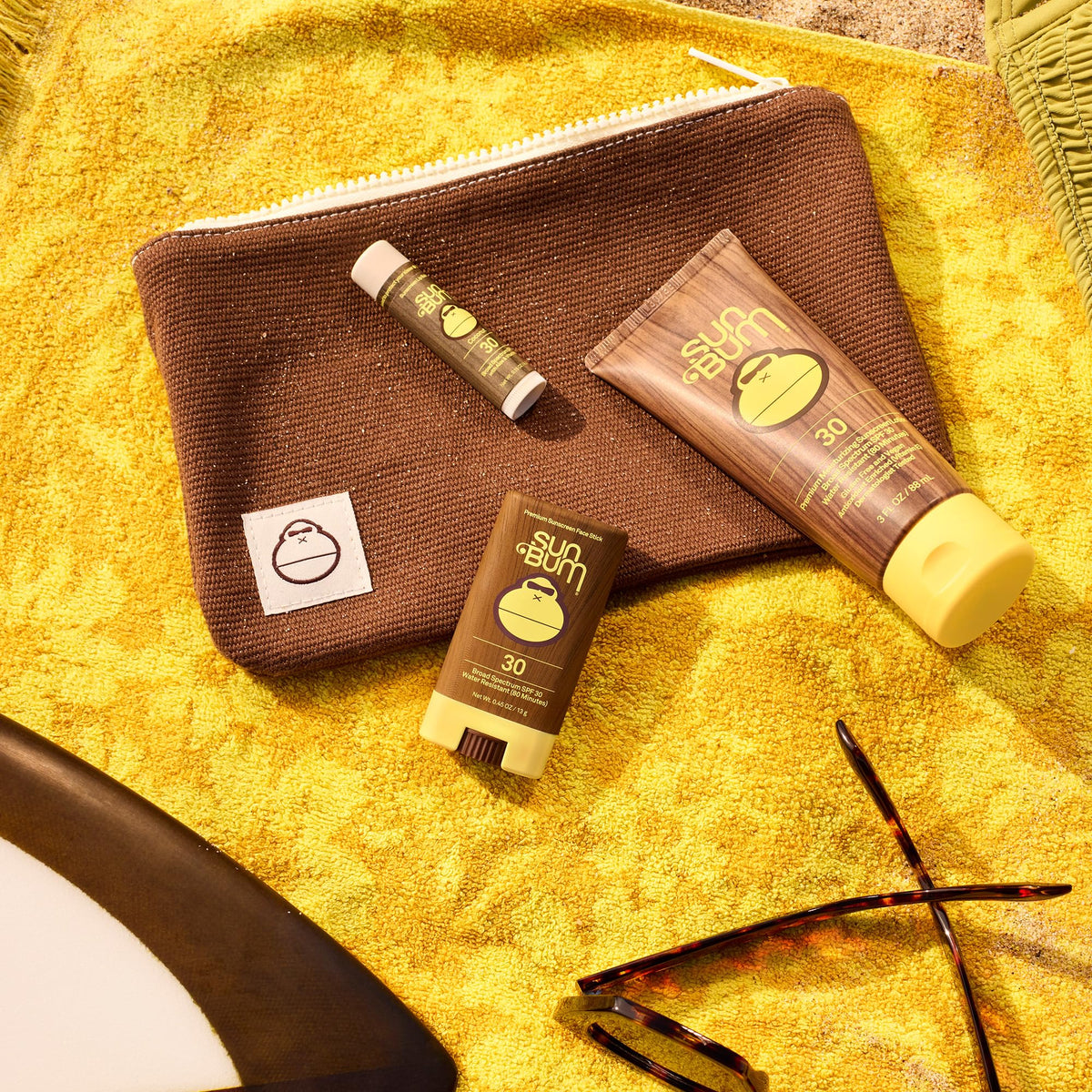 Sun Bum lip balm coconut twist-up showing smooth hydration and SPF benefit