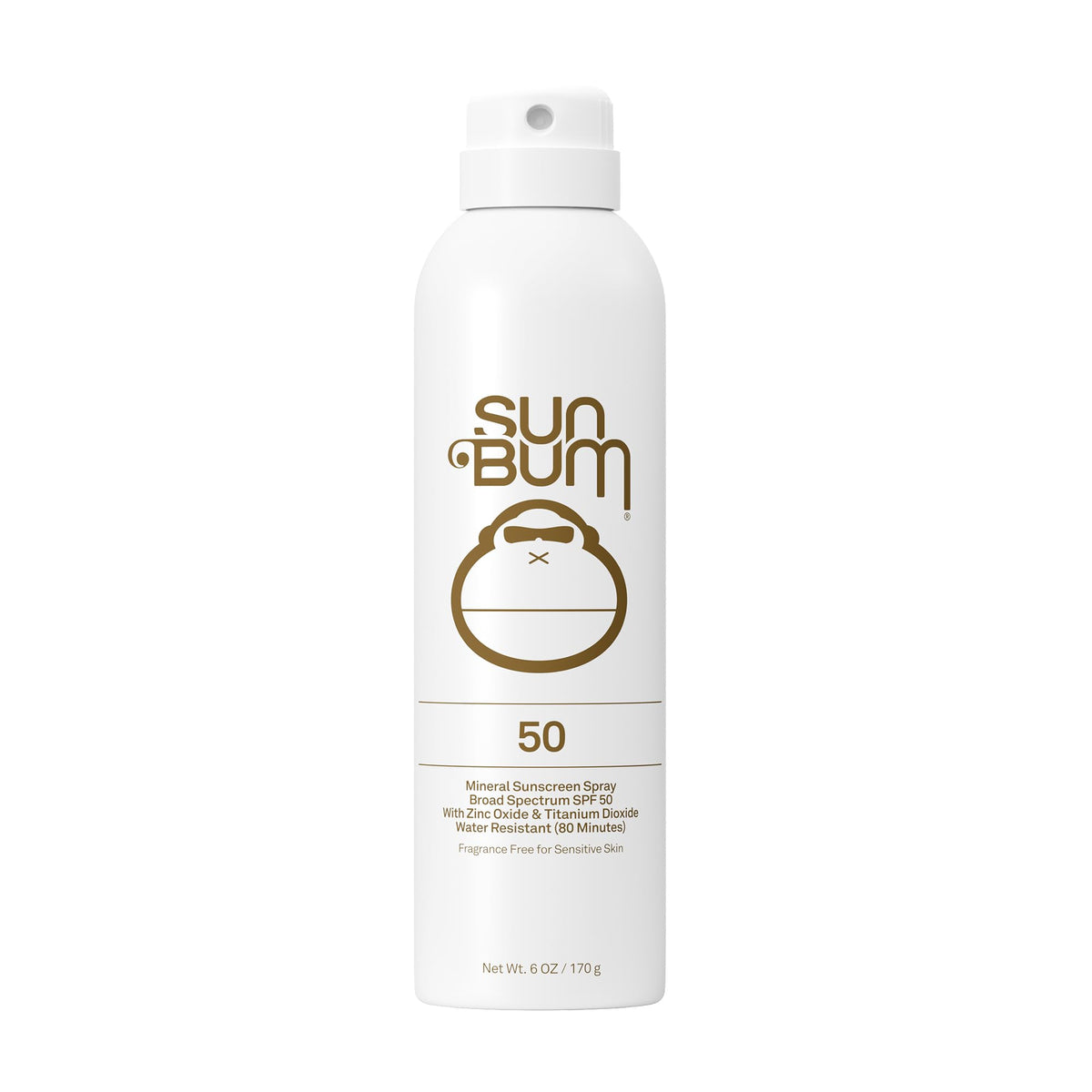 Sun Bum mineral SPF 50 front packaging showing label and 6 oz bottle for easy recognition and protection