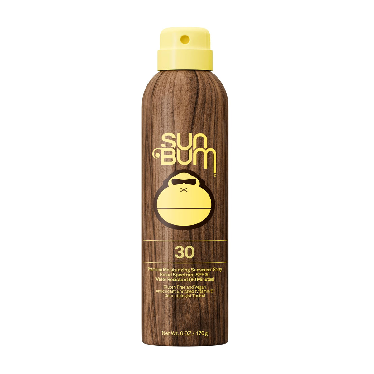Sun Bum front packaging showing SPF 30 and moisturizing benefit