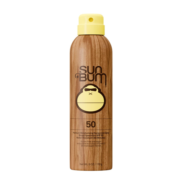 Sun Bum front packaging showing SPF 50 and original scent for confident protection