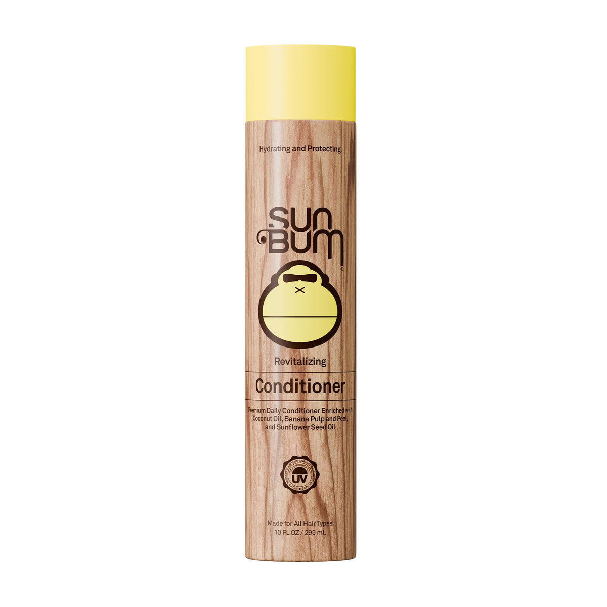 Sun Bum front bottle showing label and 10 oz size for quick identification