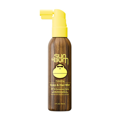 Sun Bum scalp mist front packaging showing SPF 30 and benefits
