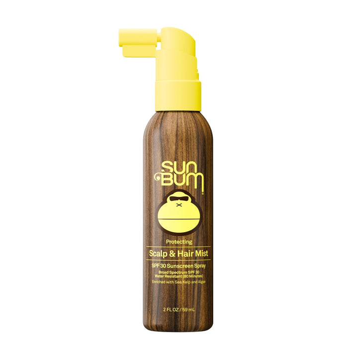 Sun Bum scalp mist front packaging showing SPF 30 and benefits