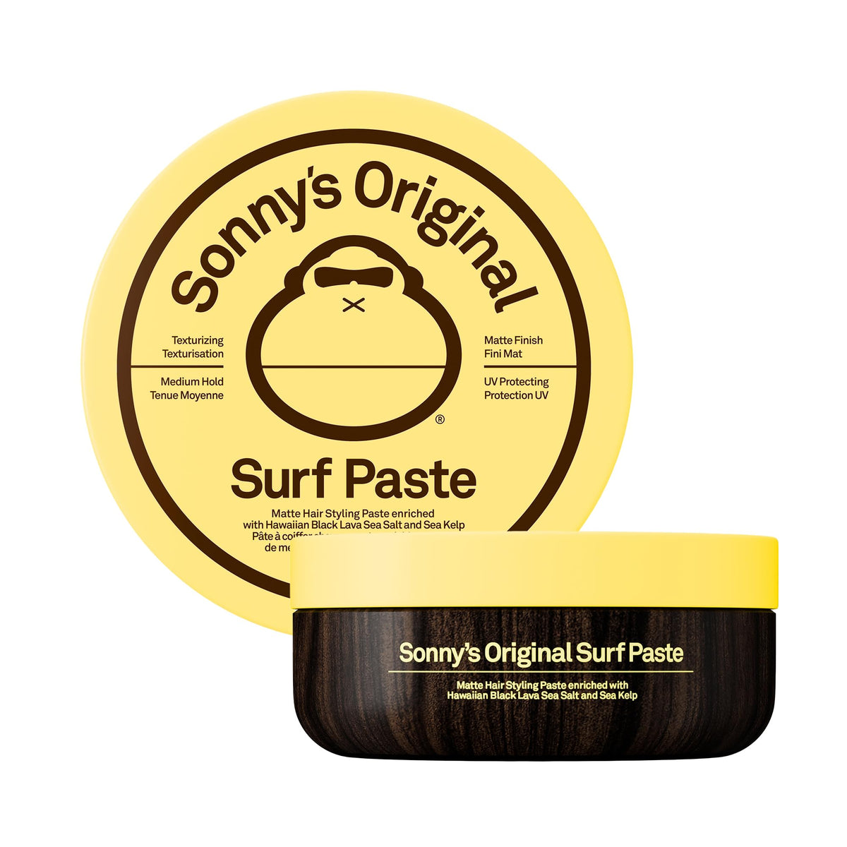 Sun Bum Sonny's surf paste front view shows compact 3 oz tube and product name benefit