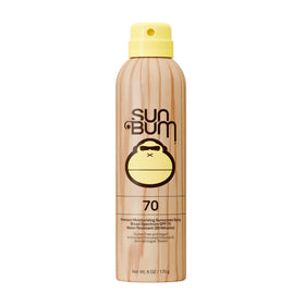Sun Bum front packaging showing SPF 70 and beach-ready protection