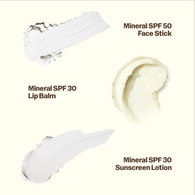 Sun Bum SPF 50 face stick close-up showing easy targeted application