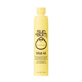 Sun Bum in beach setting being used for convenient on-the-go protection