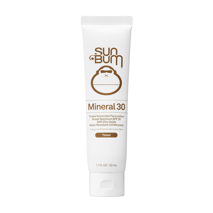 Sun Bum front tube showing label and travel size benefit