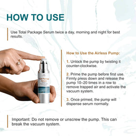 Sun Coast Sciences dropper pipette dispensing serum for precise application