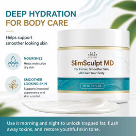 SUN COAST SCIENCES on bathroom counter in morning routine setting