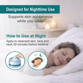 SUN COAST SCIENCES cream dispensed on fingertip demonstrating lightweight hydration