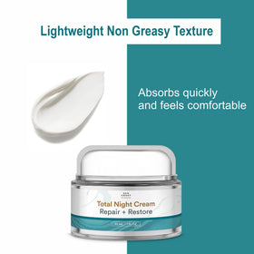 SUN COAST SCIENCES jar beside a coin for 1 fl oz scale and travel-friendly benefit