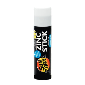 Sun Zapper front packaging showing stick and SPF 50+ benefit