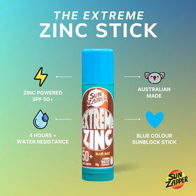 Sun Zapper applying to nose for targeted water sport sun protection