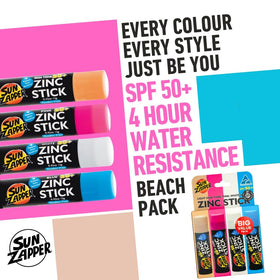 Sun Zapper close-up of stick texture demonstrating smooth, non-greasy glide