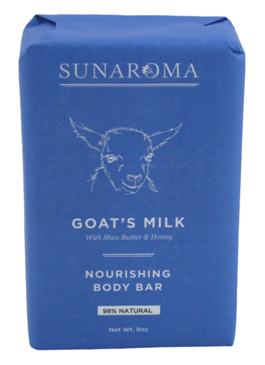 SUNAROMA soap in bathroom setting with towel, illustrates everyday nourishing use