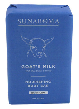 SUNAROMA soap in bathroom setting with towel, illustrates everyday nourishing use