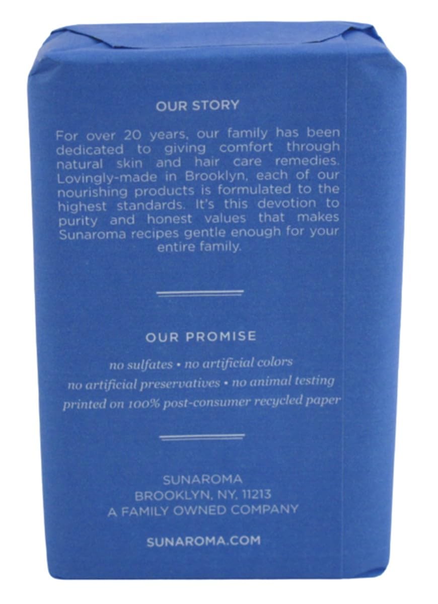 SUNAROMA goat's milk soap close-up of creamy texture, demonstrates gentle conditioning