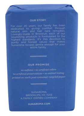 SUNAROMA goat's milk soap close-up of creamy texture, demonstrates gentle conditioning