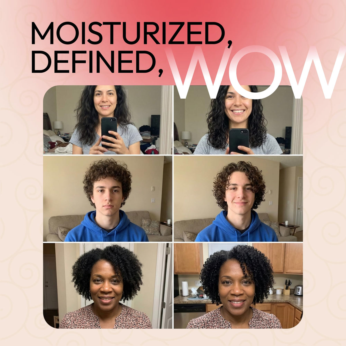 SUNATORIA applied to damp hair illustrating even distribution
