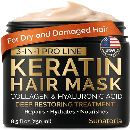 SUNATORIA jar front label showing product name and 8.5 fl oz size for clarity