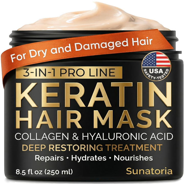 SUNATORIA jar front label showing product name and 8.5 fl oz size for clarity