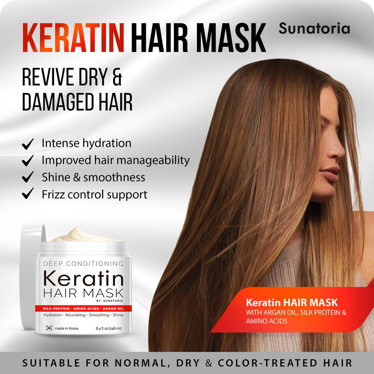 SUNATORIA label close-up highlighting ingredient blend and transparency