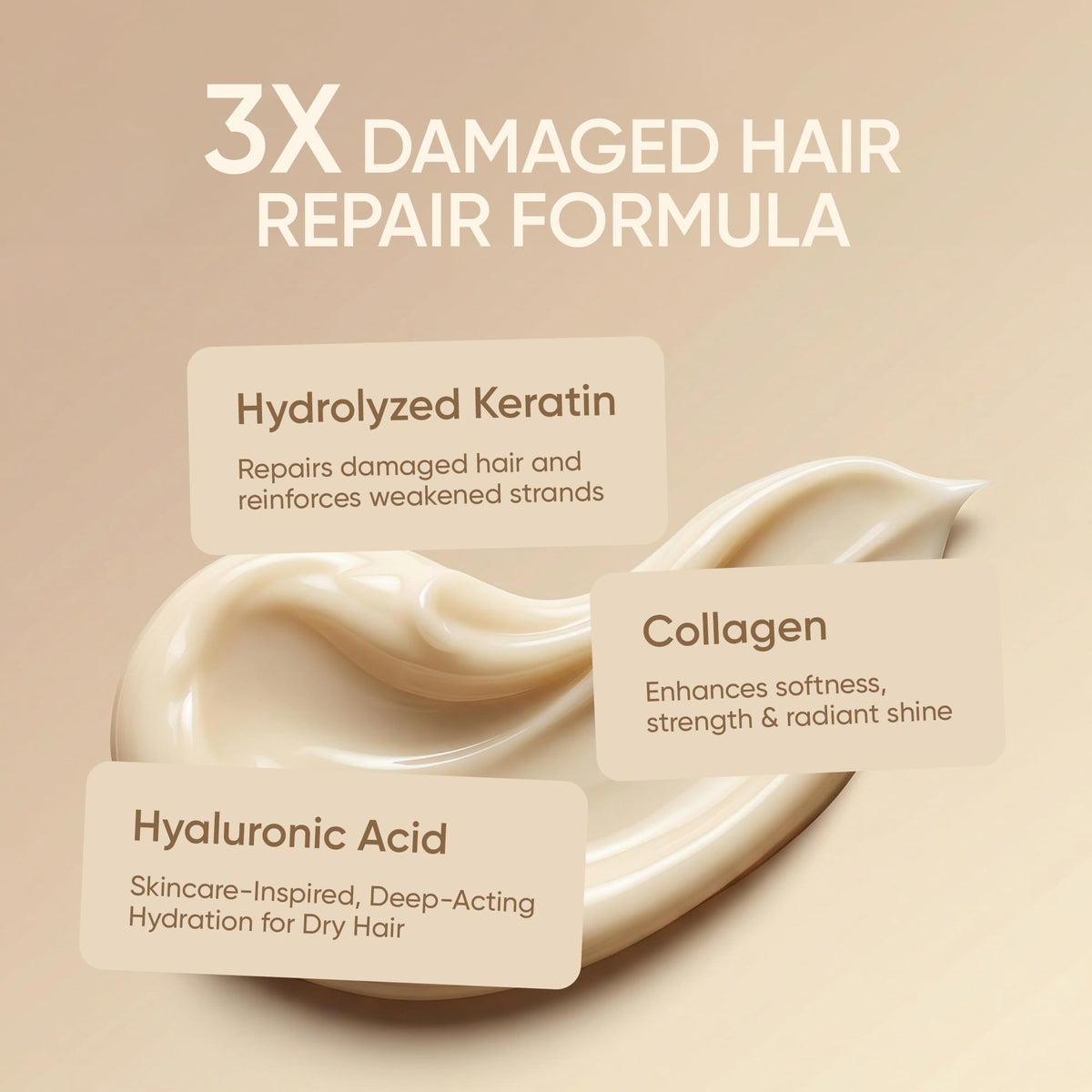 SUNATORIA application on towel-dried lengths demonstrating targeted mid-lengths to ends use