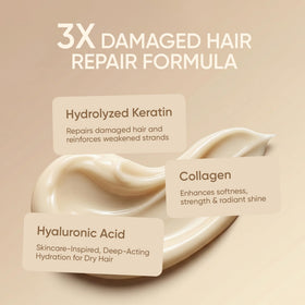 SUNATORIA application on towel-dried lengths demonstrating targeted mid-lengths to ends use
