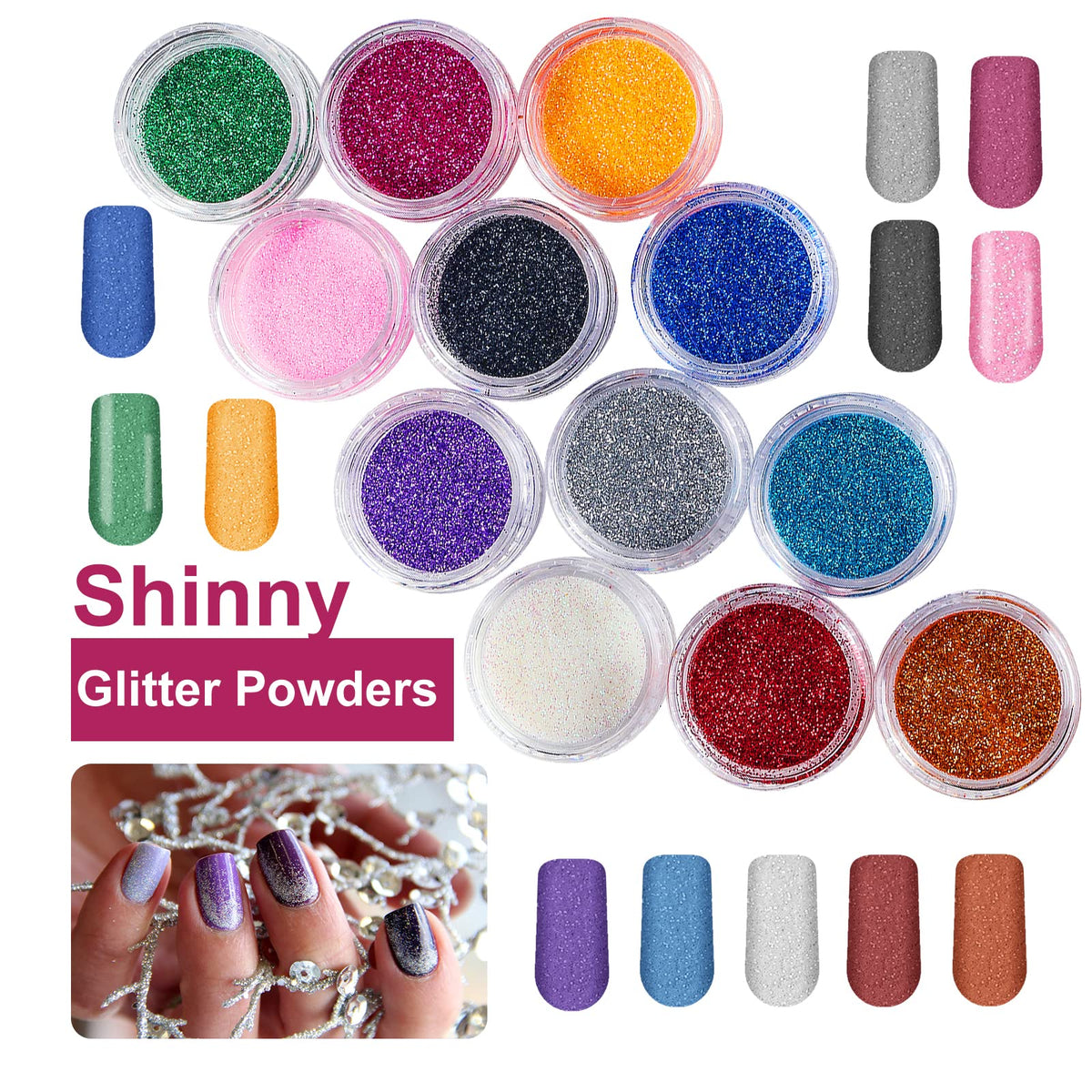 SUNBELEE two boxes of acrylic nail tips ready to build lengths and consistent shapes