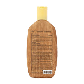 Sun Bum label close-up highlighting reef-friendly, oxybenzone-free ingredients
