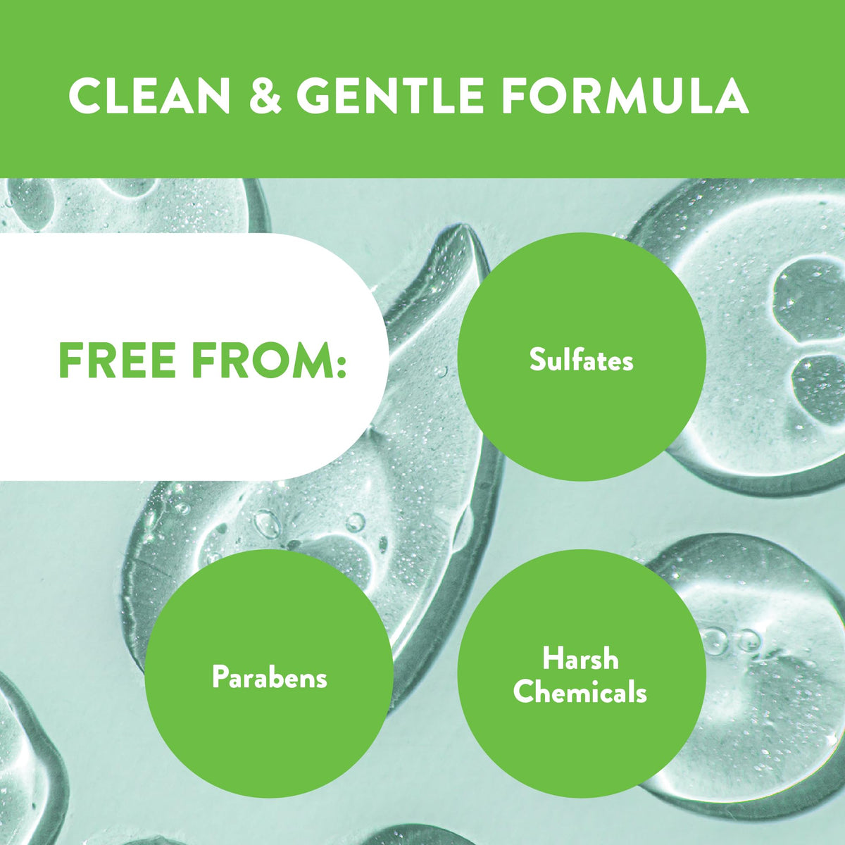 Sunburnt body wash pouring over hand demonstrating gentle cleansing and cooling benefit