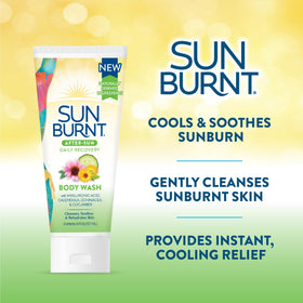 Sunburnt gel texture close-up highlighting smooth hydrating consistency and coverage benefit