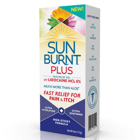 Sunburnt displays calendula and echinacea extracts for calming benefit