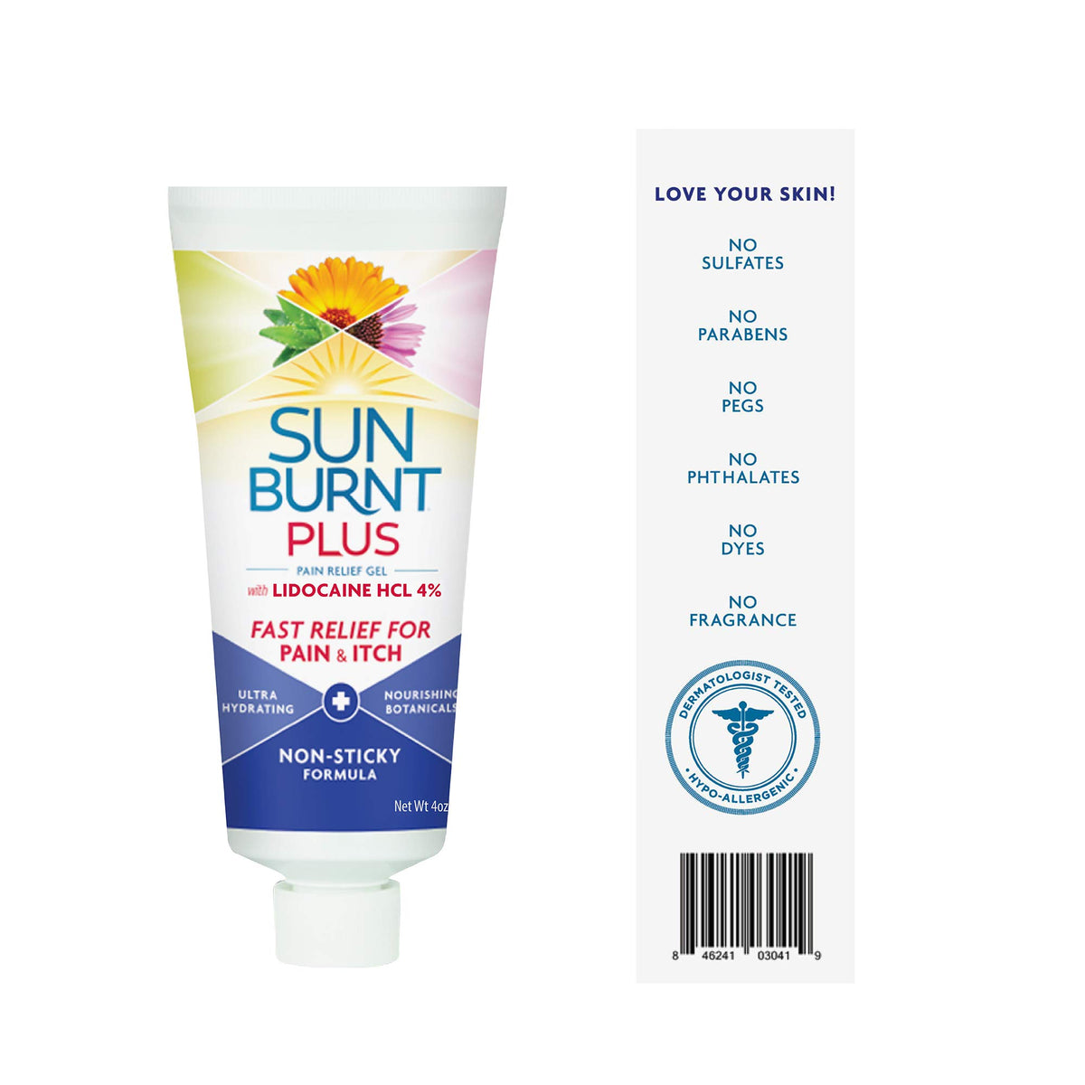 Sunburnt jar inside a first-aid kit for topical relief on-the-go