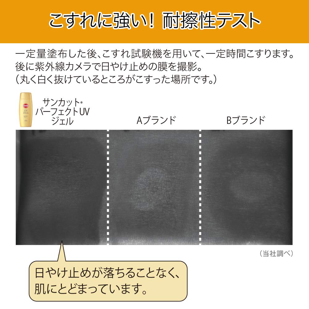 Suncut KOSE applied to cheek illustrating smooth, non-greasy finish
