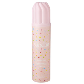 sundae front bottle packaging showing birthday cake scent and benefits