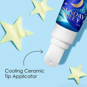 Sunday Riley ingredient label detail highlighting retinoid and niacinamide