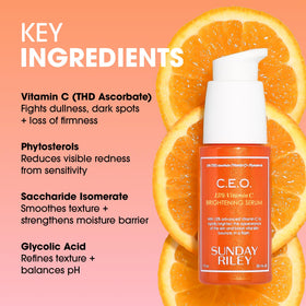 Sunday Riley serum applied on wrist demonstration showing lightweight, fast absorption