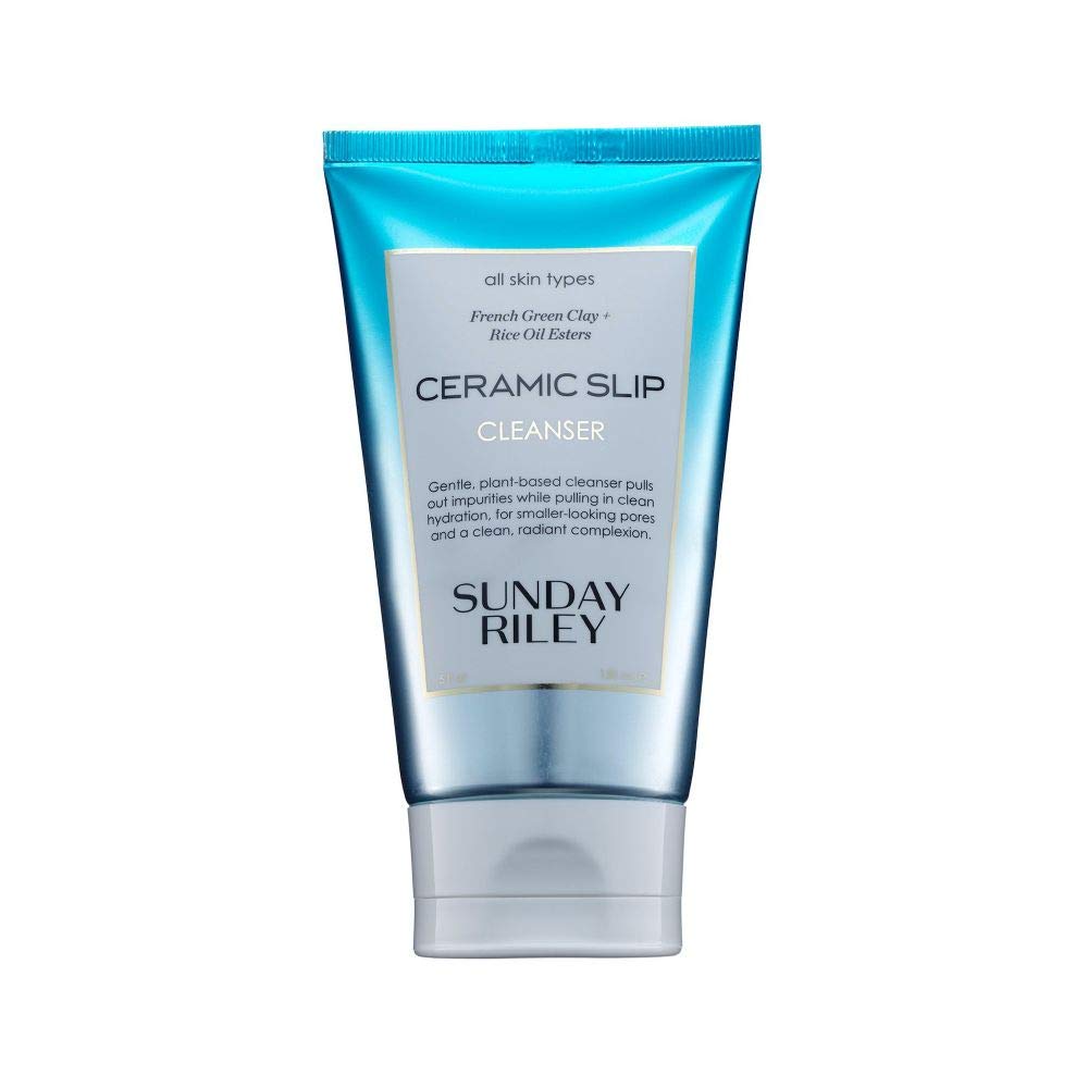 Sunday Riley Ceramic Slip front packaging showing clean label and benefits