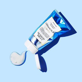 Sunday Riley Ceramic Slip foam texture on hand demonstrating gentle lather