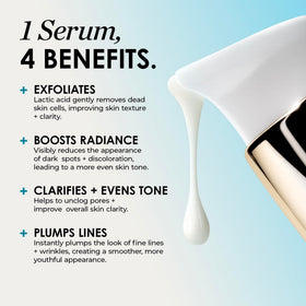 Sunday Riley Good Genes dropper dispensing serum demonstrating controlled application benefit