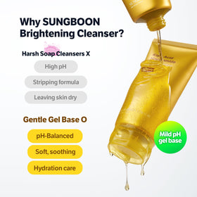 sungboon editor applying gel on wet hands for effective cleansing