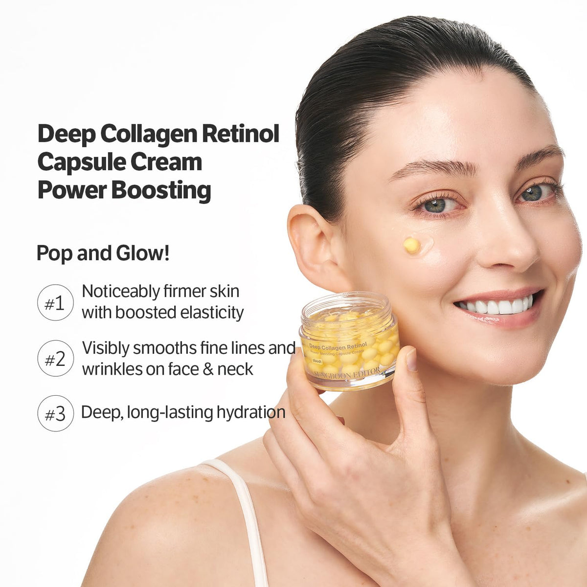SUNGBOON EDITOR capsule close-up revealing concentrated capsule detail for customizable dosing benefit