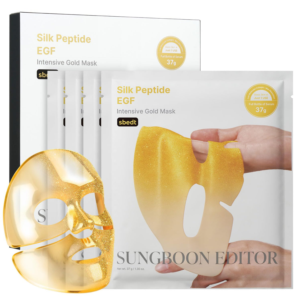 SUNGBOON EDITOR front packaging showing elegant box and jars, professional gift-ready appeal